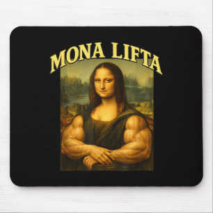 Tapis De Souris Mona lifta drôle mona lisa levage entraînement gen