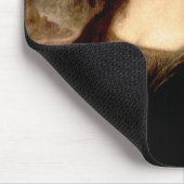 Tapis De Souris Mona Lisa avec Masque Da Vinci se moquant des Arts (Coin)