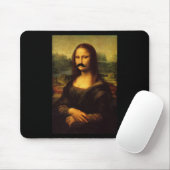Tapis De Souris Mona Lisa Avec Moustache (Avec souris)