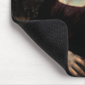 Tapis De Souris Mona Lisa Pirate avec Moustache (Coin)