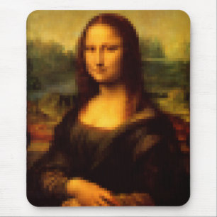 Tapis De Souris Mona Lisa Pixellée