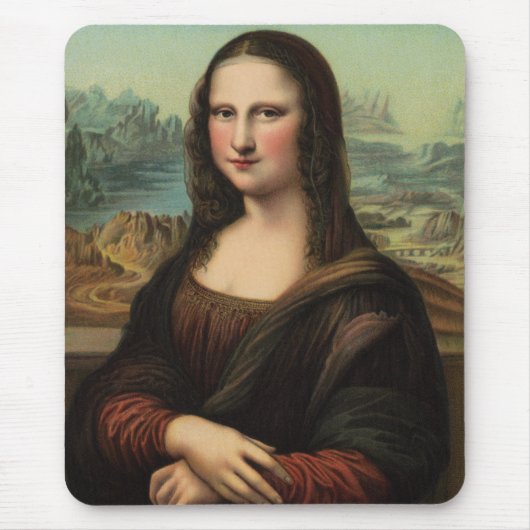 Tapis De Souris Mona Lisa Smile Mousepad (Devant)