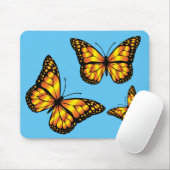 TAPIS DE SOURIS MONARCH BUTTERFLY (Avec souris)