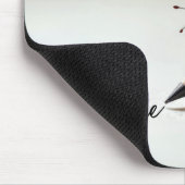 Tapis De Souris Monarch Butterfly On Pencil With Text (Coin)