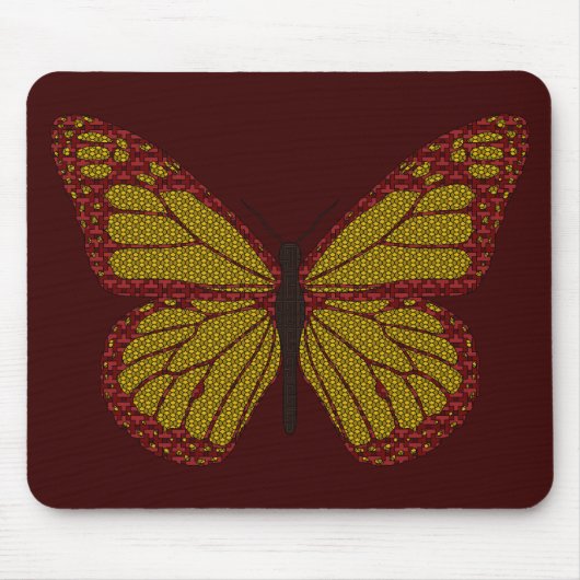 Tapis De Souris Monarque chinois Mousepad (Devant)