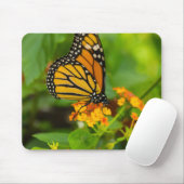 Tapis De Souris Monarque Sur Lantana (Avec souris)