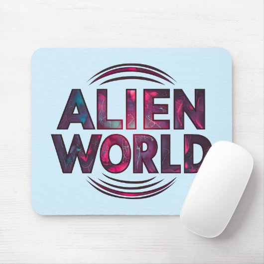 Tapis De Souris Monde alien (Avec souris)