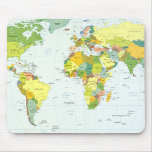 Tapis De Souris monde+carte+globe+pays+atlas