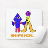 Tapis De Souris Monde de Forme (Avec souris)