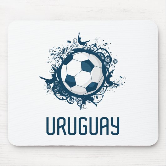 Tapis De Souris Monde de l'Uruguay (Devant)