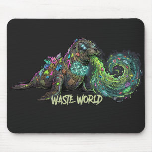 Tapis de Souris Monde Déchet – Éco Protestation
