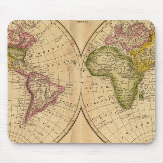 Tapis De Souris Monde par Worcester (Devant)