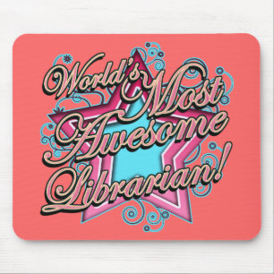 Tapis De Souris Mondes la plupart de bibliothécaire impressionnant
