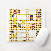 Tapis De Souris Mondrian Broadway Boogie Woogie (Avec souris)