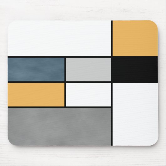 Tapis De Souris Mondrian inspiré (Devant)