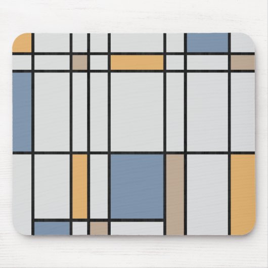 Tapis De Souris Mondrian moderne (Devant)