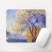 Tapis De Souris Monet - Antibes Vue depuis les jardins de Salis, (Avec souris)