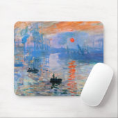 Tapis De Souris Monet - Impression, lever du soleil, (Avec souris)