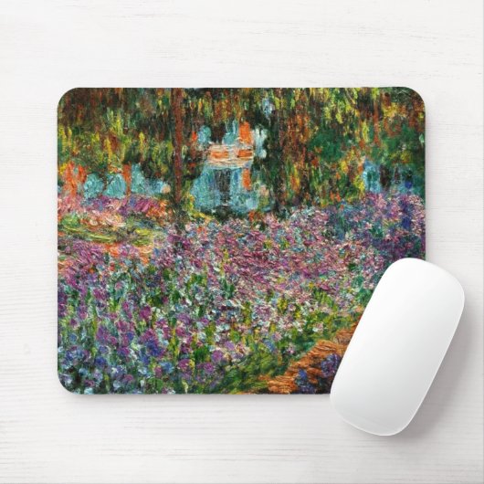 Tapis De Souris Monet Le jardin de l'artiste à Giverny (Avec souris)