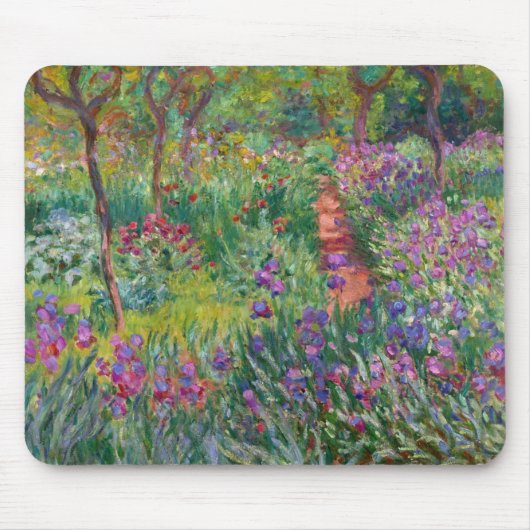 Tapis De Souris Monet "Le jardin d'Iris à Giverny" (Devant)