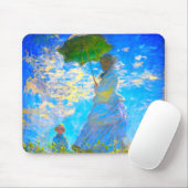 Tapis De Souris Monet Woman avec un parasol (Avec souris)