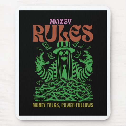 Tapis De Souris Money Rules: The Green Reaper of Wealth (Devant)