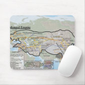 Tapis de souris mongol d'empire (Avec souris)