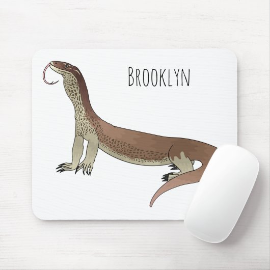 Tapis De Souris Monitor lizard (Avec souris)