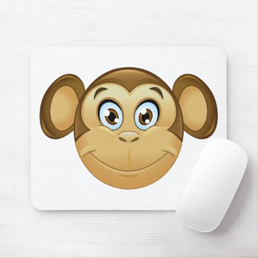 Tapis De Souris monkey emoji (Avec souris)