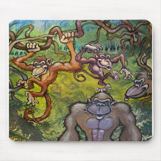 Tapis De Souris Monkey Fun (Devant)