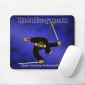 Tapis De Souris Monkeyman bleu Mousepad (Avec souris)