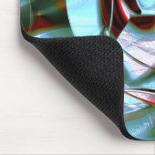 Tapis De Souris Monnaie d'argent aux formes abstraites et texture (Coin)