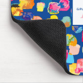 Tapis De Souris Monogram Bright Painted Abstract (Coin)