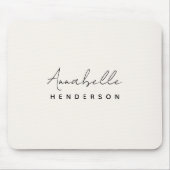 Tapis De Souris Monogram neutre | Minimalist stylish (Devant)