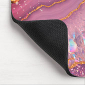 Tapis De Souris Monogramme Améthyste Aurora (Coin)