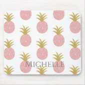 Tapis De Souris Monogramme ananas (Devant)
