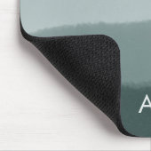 Tapis De Souris Monogramme Aquarelle Initiale De L'Ombre D'Épinett (Coin)