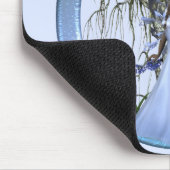 Tapis De Souris Monogramme bleu féerique C (Coin)