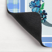 Tapis De Souris Monogramme "C" bleu plaqué (Coin)