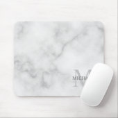 Tapis De Souris Monogramme classique personnalisé et apparence en  (Avec souris)