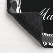 Tapis De Souris monogramme - CONCEPTION de RAYURE de (Coin)