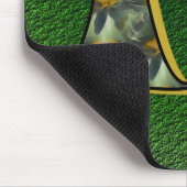 Tapis De Souris Monogramme D Daisies Initiales Mousepad (Coin)