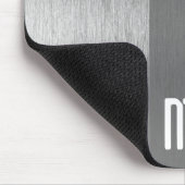 Tapis De Souris Monogramme de bande métallique (Coin)