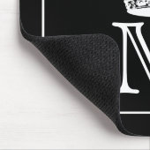 Tapis De Souris Monogramme de couronne (Coin)