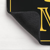 Tapis De Souris Monogramme de couronne (Coin)