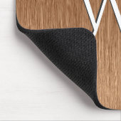 Tapis De Souris Monogramme de cuivre brossé (Coin)