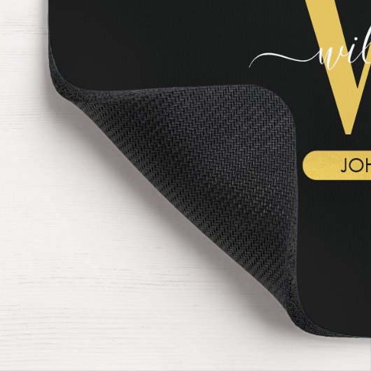 Tapis De Souris Monogramme de la Parties scintillant de la géode d (Coin)