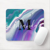 Tapis De Souris Monogramme de l'agent (Avec souris)