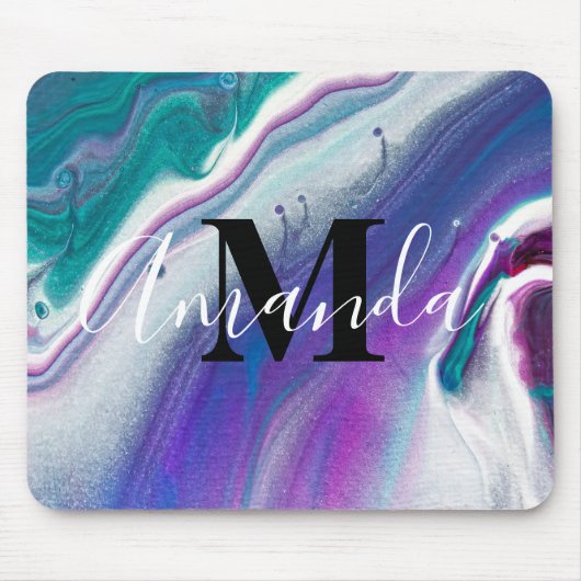 Tapis De Souris Monogramme de l'agent (Devant)