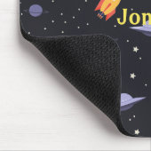 Tapis De Souris Monogramme de l'espace externe rétro (Coin)
